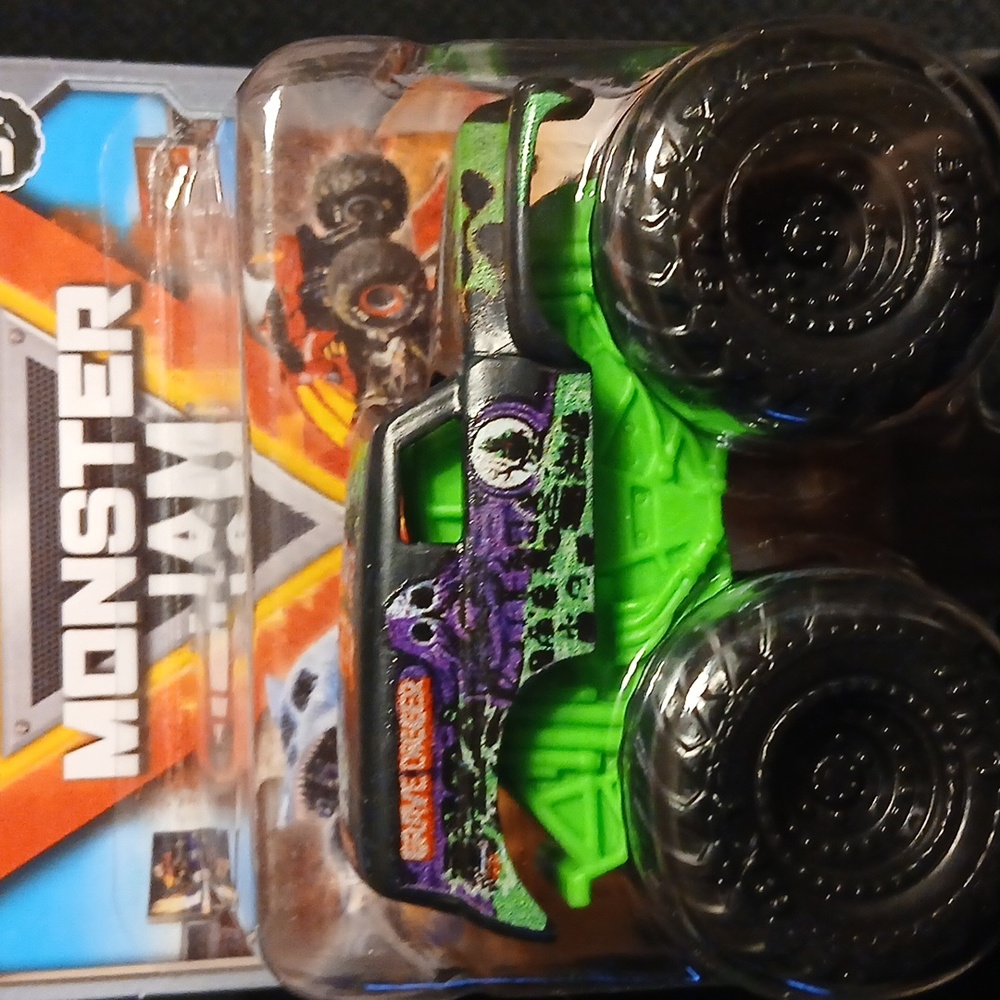Grave Digger Toy Truck - Green 1/72 Size. 2025 Release